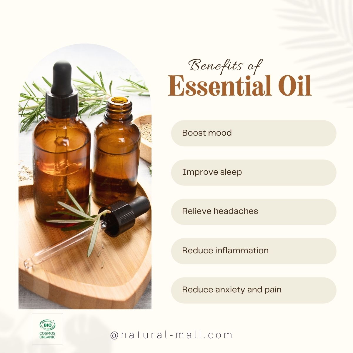 Organic certified Essential oils