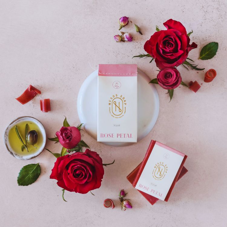 Nesossoap Rose Petal Soap