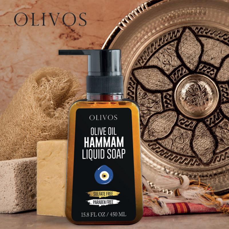 Olvios natural hamman liquid soap from Turkey