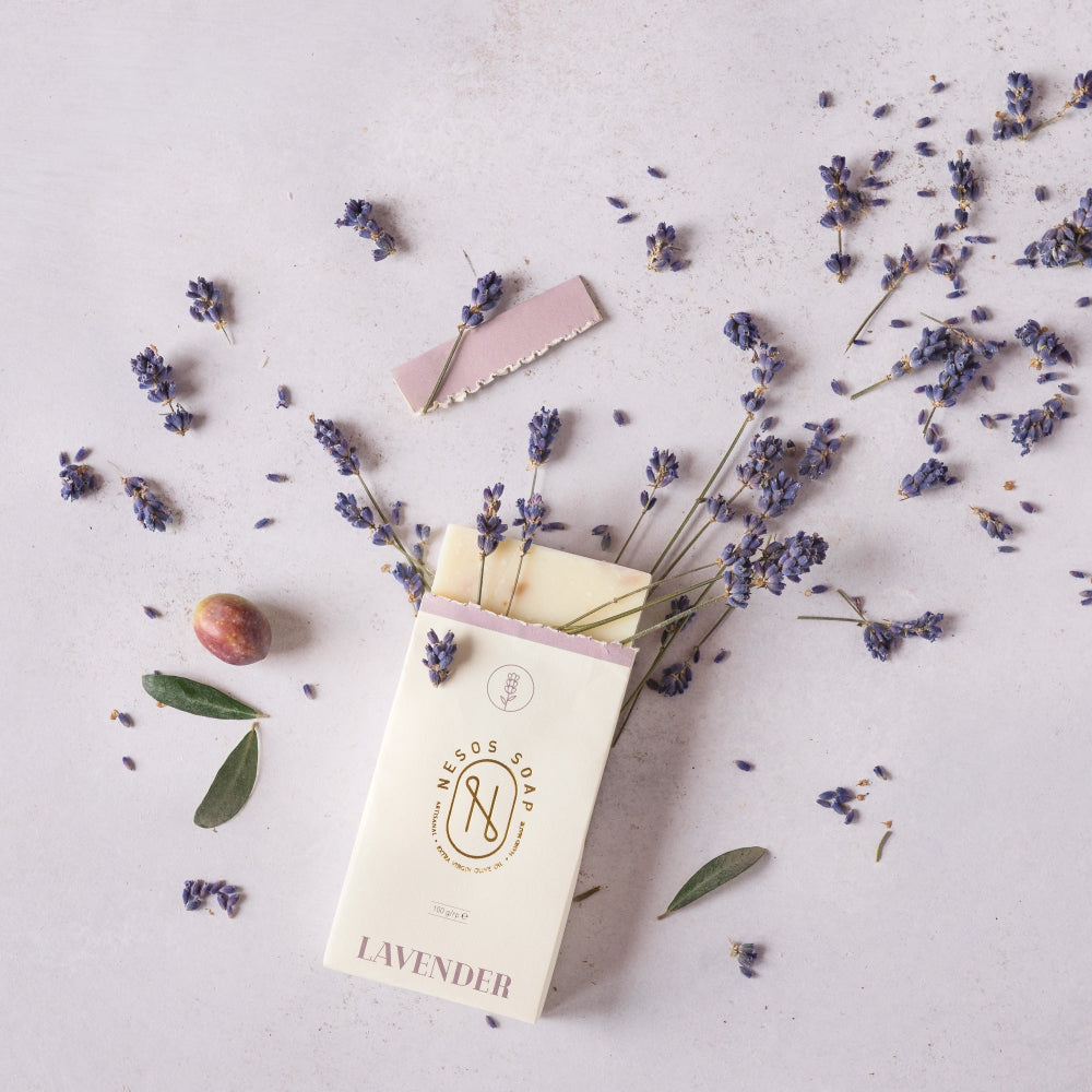 Nesossoaps natural handmade Lavender soap