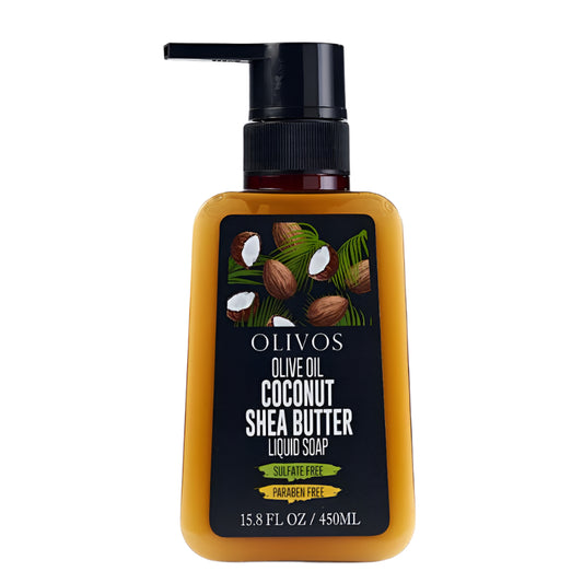 natural olve oil coconut shea butter liquid soap