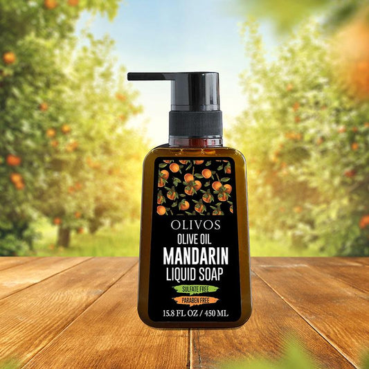 Olivos mandarin liquid soap
