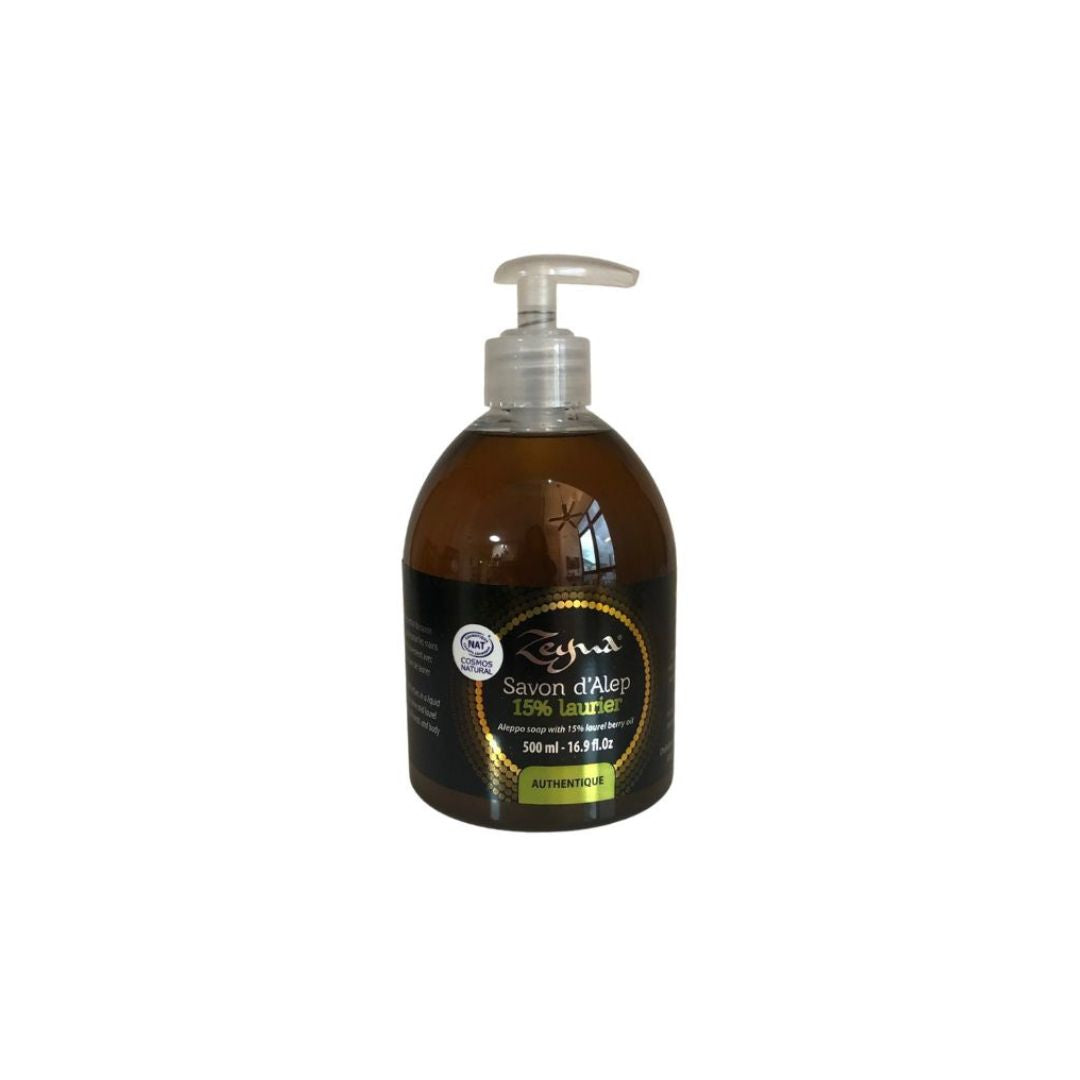 Premium Aleppo Liquid Soap with 15% Laurel Oil