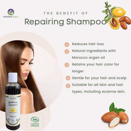 Alepia Repairing Shampoo with argan oil