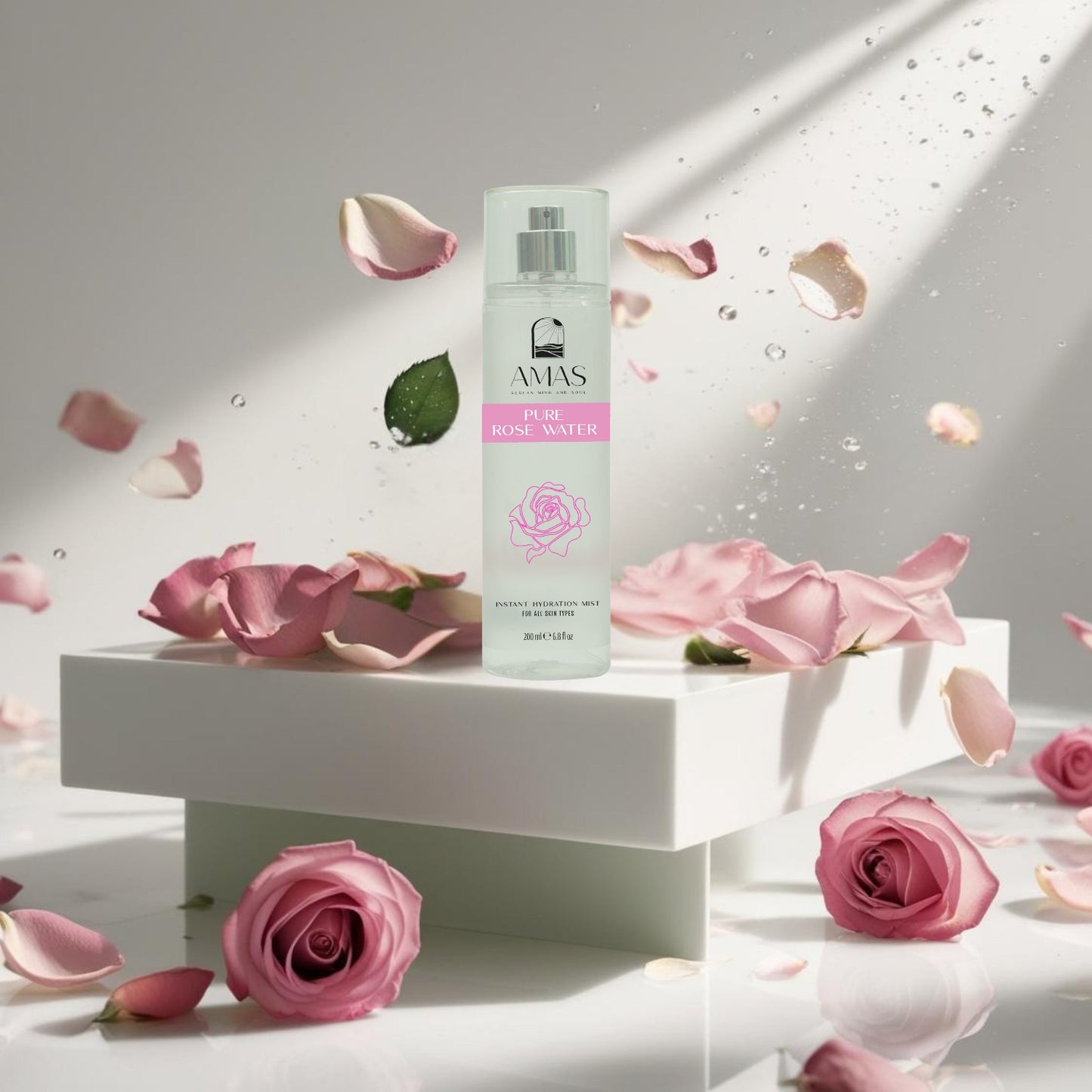 100% Pure Turkish Rose Water Instant Hydration Mist