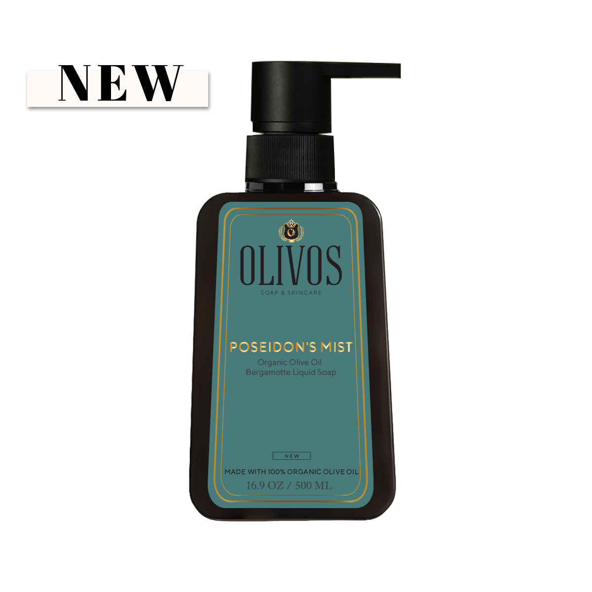 Organic Olive Oil Bergamotte Liquid Soap 500ML