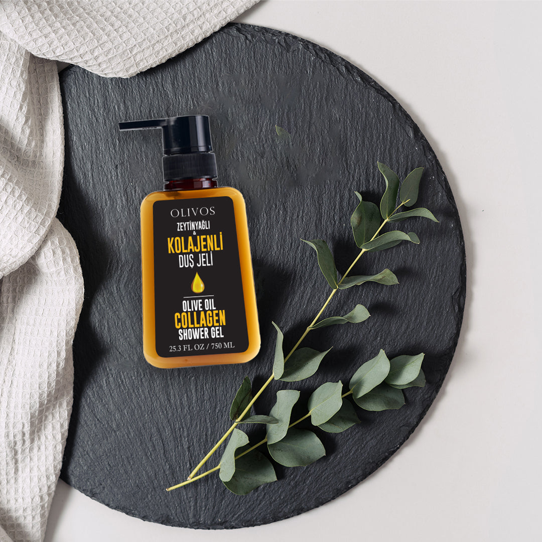 Olivos natural collagen shower gel from Turkey