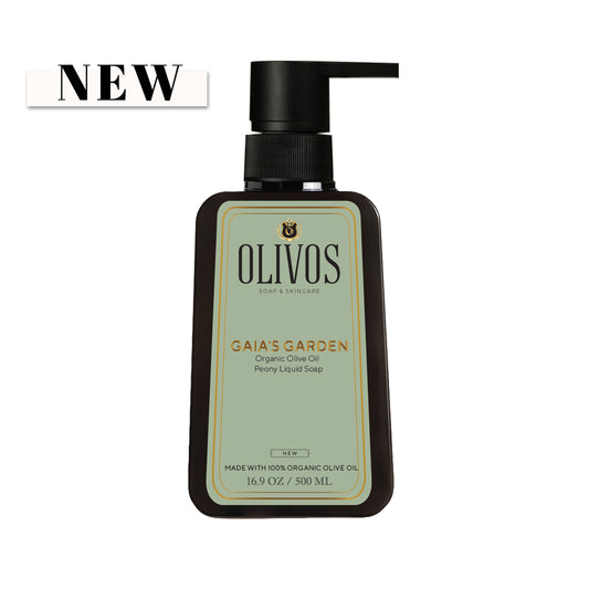 Olivos Organic Olive Oil Peony Liquid Soap 500ML