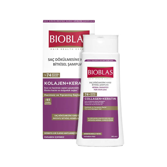 BIOBLAS Anti-hair Loss Volume Shampoo Collagen and Keratin