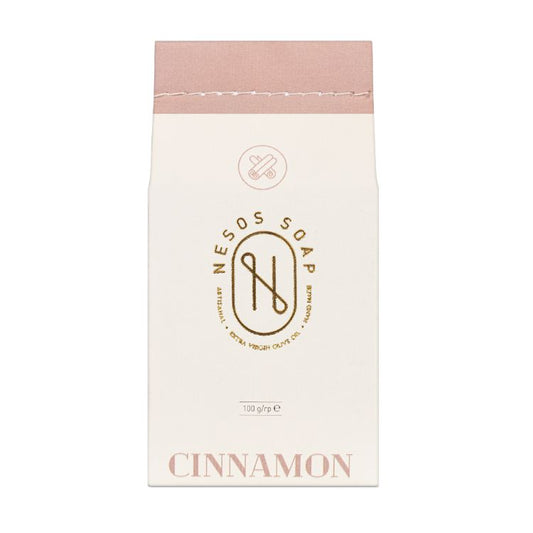 nesos cinnamon handmade soap 100% natural