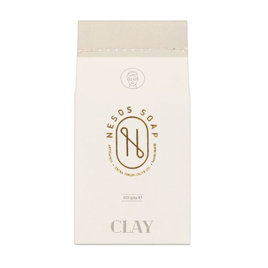 nesos natural handmade clay soap
