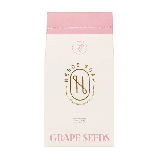 Nesos natural handmade grapes seeds soap